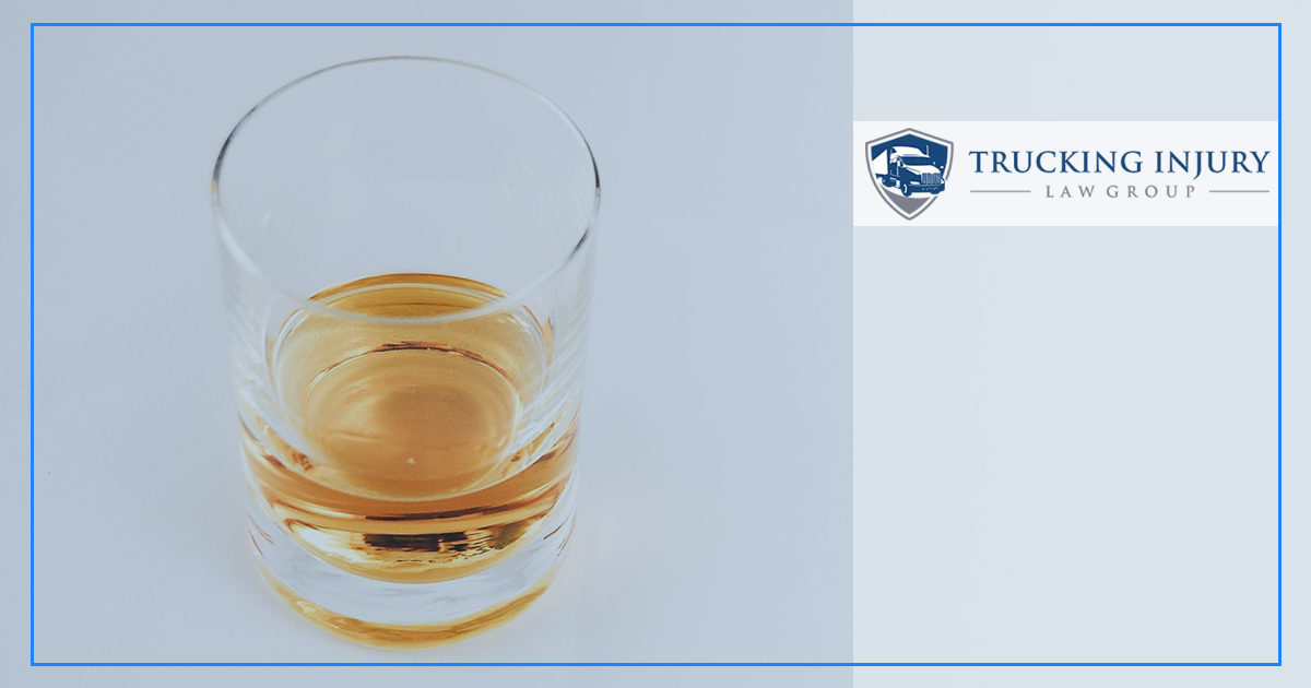 Can a trucker drink before going on duty?