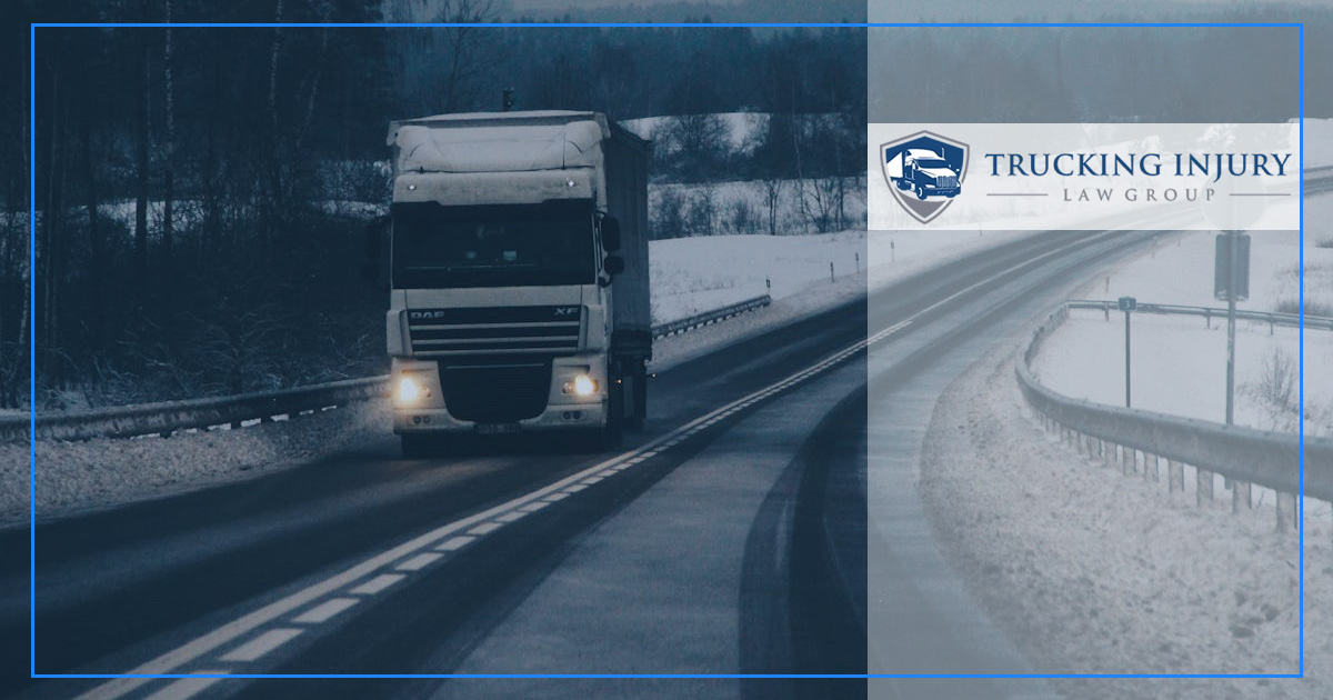 Does a Truck Take Longer To Stop During Bad Weather Conditions?